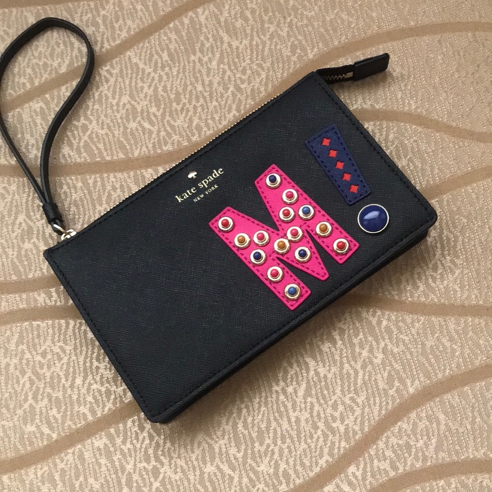 Kate Spade Initial M Wristlet